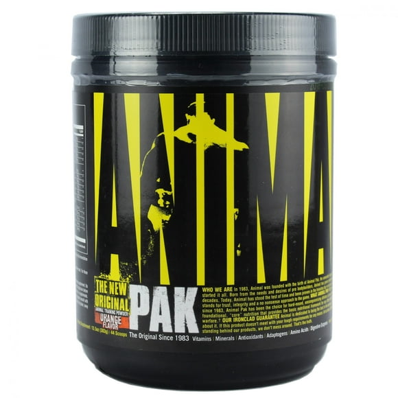 ANIMAL PAK EN POLVO ORANGE FLAVOR 388 GRAMOS UNIVERSAL NUTRITION ANIMAL PAK EN POLVO ORANGE FLAVOR 388 GRAMOS