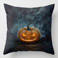 thumbnail image 4 of Style 8 Funda de almohada de Halloween de 18x18 pulgadas con dibujos de calabaza, murciélago, fantasma, funda de almohada, decoración, suministros para fiestas, 4 of 5