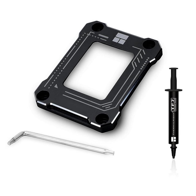 Thermalright LGA1700-BCF 12th CPU Bending Corrector Fixed Backplane Negro Ehuebsd Para estrenar