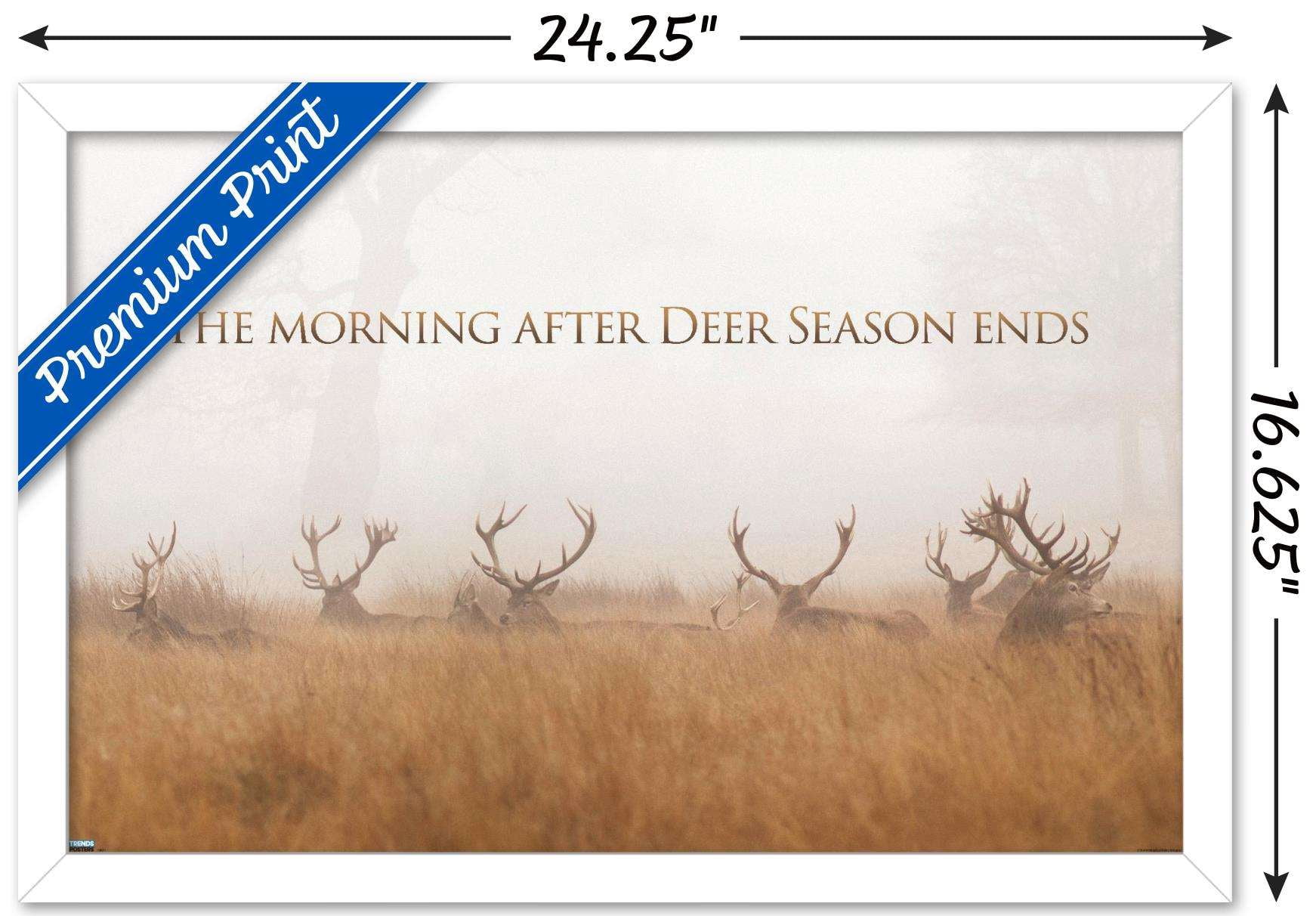 Hunting - The Day After Wall Poster, 14.725" x 22.375", Framed