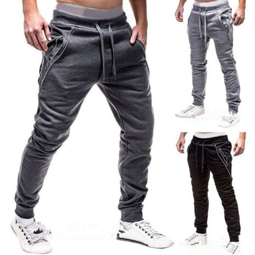 black baggy pants men