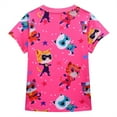 thumbnail image 3 of Fashion movies, TV games, cartoon fashion elements SuperKitties girls' T-shirt, suitable for children aged 3-10, 3 of 3