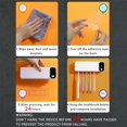 thumbnail image 7 of Sanitizeri Toothbrush Cleaner with 5 Slots, Rechargeable Wall Mounted Toothbrush Holders for Bathroom Family, No Drilling Smart Timer Function Auto Cleaning, Birthday Gift Pick, 7 of 7