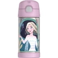 thumbnail image 4 of Thermos Stainless Steel Funtainer Water Bottle with Straw, Frozen, 12 Fluid Ounces, 4 of 9