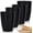 4 Pack, variant on 16oz Unbreakable Wheat Straw Cups, Plastic Drinking Glasses,Plastic Drinking Cups Set of 8, Reusable Stackable Tumbler Cups Set, Dishwasher & Microwave Safe Water Cups for Indoor Outdoor ,Black