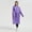 Purple, variant on Raincoat For Women Adult Solid Color Raincoat - Waterproof for Outdoor Hiking, Rainy Days, Travel and Drifting, Practical All-Weather Wear,Purple,One Size