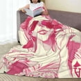 thumbnail image 6 of Fuzoiu Ace Of Diamonds Lady Print Ultra-Soft Micro Fleece Blanket,All Seasons Flannel Throw, Lightweight Blanket for Bed, Sofa, Couch, Movie Night, Camping, and Travel-50"x40", 6 of 7
