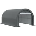 thumbnail image 4 of Outsunny 118.00 x 196.75 x 94.50 inches Gray Carport, 4 of 11