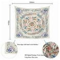 thumbnail image 2 of Tapiz de mandala, tapiz de medallón floral, tapiz de bosquejo de plantas florales, tapiz bohemio hippie para habitación, 2 of 5