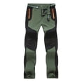 thumbnail image 3 of AILIYIL Quick-Drying Outdoor Waterproof Trousers Hiking Ski Climbing Pants Tactical (Green,L), 3 of 3