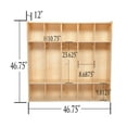 thumbnail image 4 of Contender 5 Section Coat Locker, Kids Backpack Hanger, School Cubby Coat Rack Organizer, 4 of 9