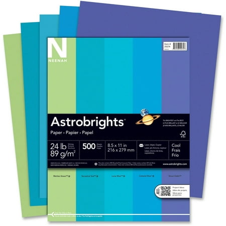 Astrobrights Inkjet, Laser Print Colored Paper