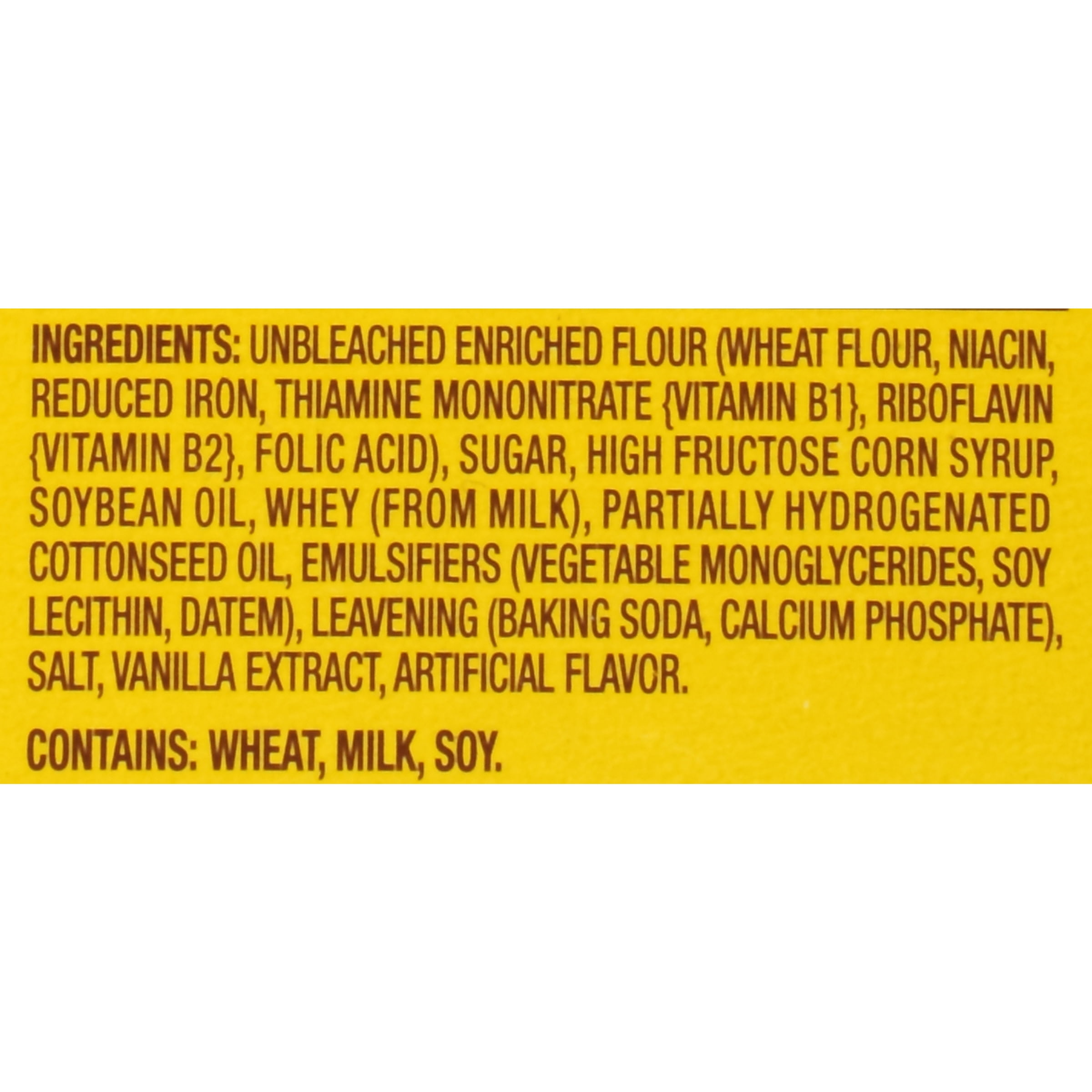 Nabisco vanilla wafers nutrition facts