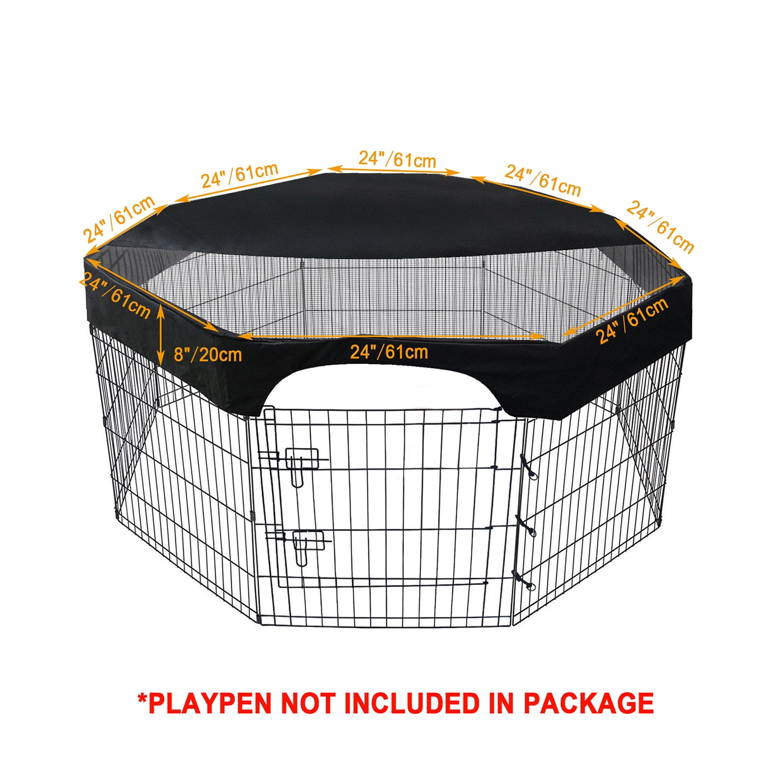 Playpen Cover, Fence Mesh Cover Playpen Cover 8 Panels 8 Panels Sun Shade Cover Inch Playpen 24 Inch Playpen Sun Shade Panels Fence Playpen Not Include Fence Mesh Cover