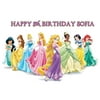 Disney Princess Edible Cake Image Topper Personalized Picture 1/4 Sheet (8"x10.5")