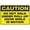 Warning Sign 1, variant on Metal Sign Caution Do Not Lean On Rail 8"x12", Home Kitchen Farm Garden Garage Wall Decor, Rail Safety Marker