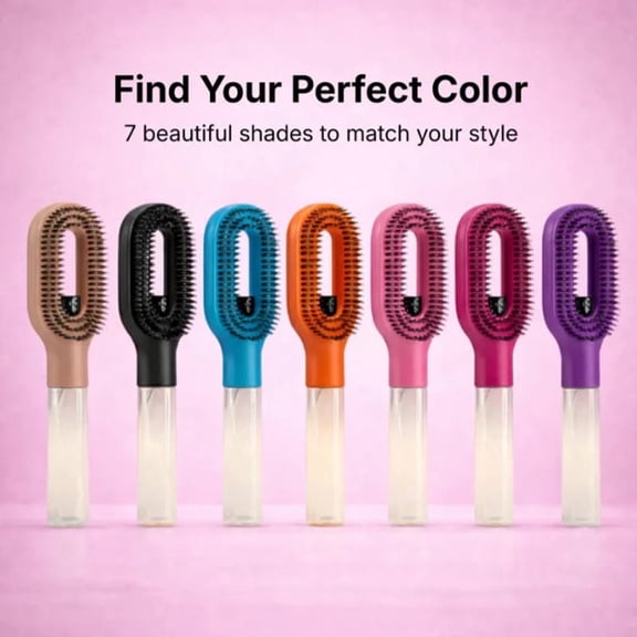 2026 Massage Hair Brush ,Steam Brushs for Hair, Steam Hair Straightener, Detangling Steam Brush for Short Hair, Reduce Frizz, Nourishes Hairs, Anti-Static
