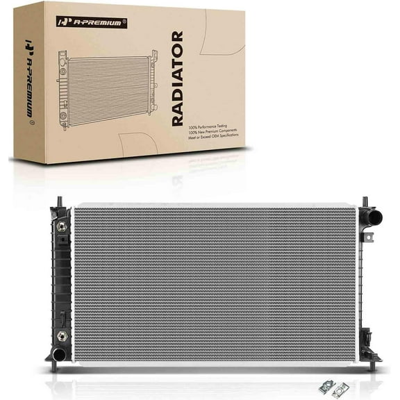 A-Premium Engine Coolant Radiator with Transmission Oil Cooler Compatible with Ford F-150 2003-2004 F-150 Heritage F-250 Super Duty & Lincoln Navigator, Automatic Transmission, Replace# 4L3Z8005BB
