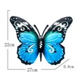 thumbnail image 2 of La Pared Al Aire Libre Metal Hierro Mariposa Jardín Decoraciones Reutilizable Colgante De Pared Mariposa Para Interior Al Aire Libre Eigraketly HA042876-01, 2 of 6