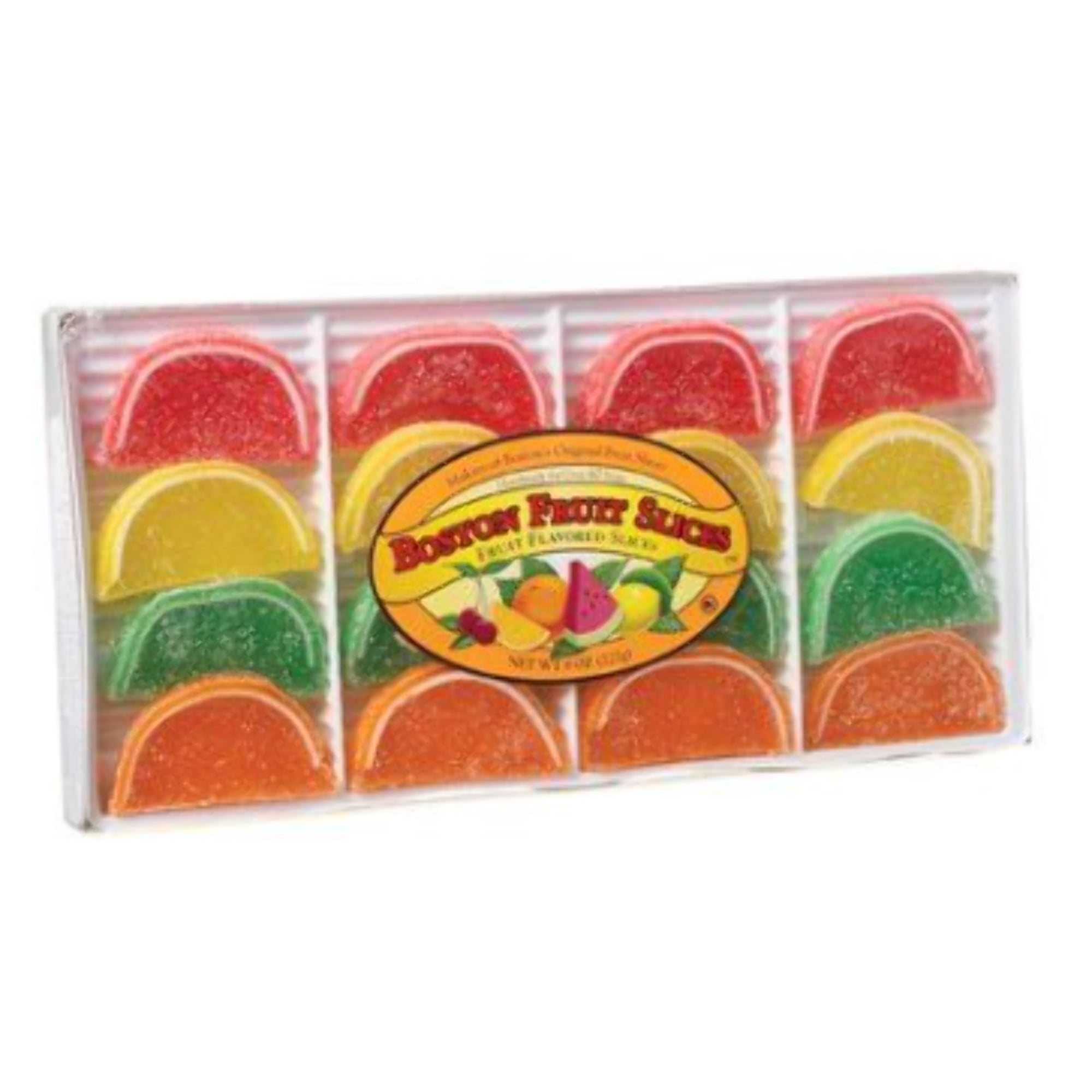 Boston Fruit Slices - 8oz Tray - America s Original Fruit Slices - Vegan Gluten-Free Completely Allergen Free!