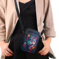 thumbnail image 4 of HELLHERO Wolf Pattern Polyester Travel Crossbody Purse with Zipper Closed Women Messenger Bag for Travel, Outdoor and Daily Use, 4 of 7