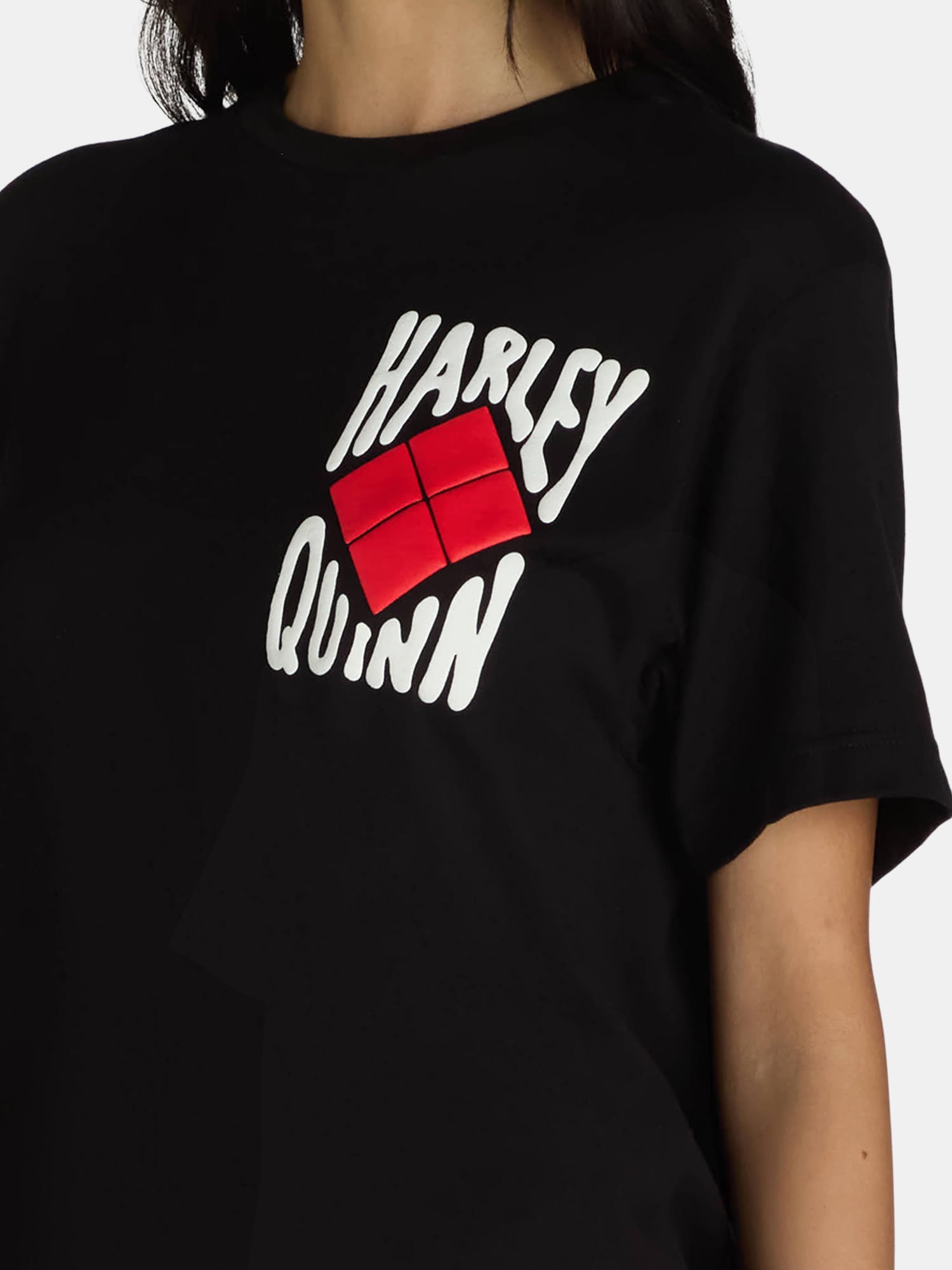 Harley Quinn Licensed Graphic Short Sleeve Tee, Womens