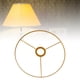 thumbnail image 4 of Marco de pantalla de lámpara de hierro, anillo ligero, soporte de luz de escritorio para dormitorio, fiesta, cafetería Áurea 28cm, 4 of 9