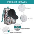 thumbnail image 4 of Study Ready Paisley Backpack - Bohemian Spirit for Library and Lectures, Holds All Your Learning Materials, Encouraging Gift for Academic Achievers, 4 of 5
