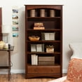 DaVinci MDB Espresso Finish Bookcase with Adjustable Shelves and Bottom