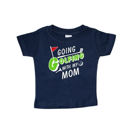 

Inktastic Going Golfing with my Mom- kids golf Gift Baby Boy or Baby Girl T-Shirt