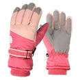 thumbnail image 4 of Gytml Winter Waterproof Ski Snow Warm Gloves For Women Men, Windproof Cold Weather Thermal With Touchscreen Fingers, For Running Driving Cycling Hiking Outdoor Sports Hot Pink-One Size, 4 of 4