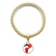 thumbnail image 1 of Blanco Rojo Japón Cartoon Pulsera de cadena de Joyas oro colgante redondo Unbranded  M, 1 of 3