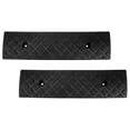 thumbnail image 2 of 2pcs Rubber Car Curb Ramps Threshold Bridge Tracks Ramps for Driveway Sidewalk, 2 of 5