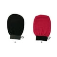 thumbnail image 4 of Soidarity Guante de baño reutilizable lavable para casa, baño, Spa, cuerpo de baño, brazo, cara, guantes exfoliantes, accesorios para eliminar la piel Cuerpo del baño Negro Soidarity CE014117-01, 4 of 6