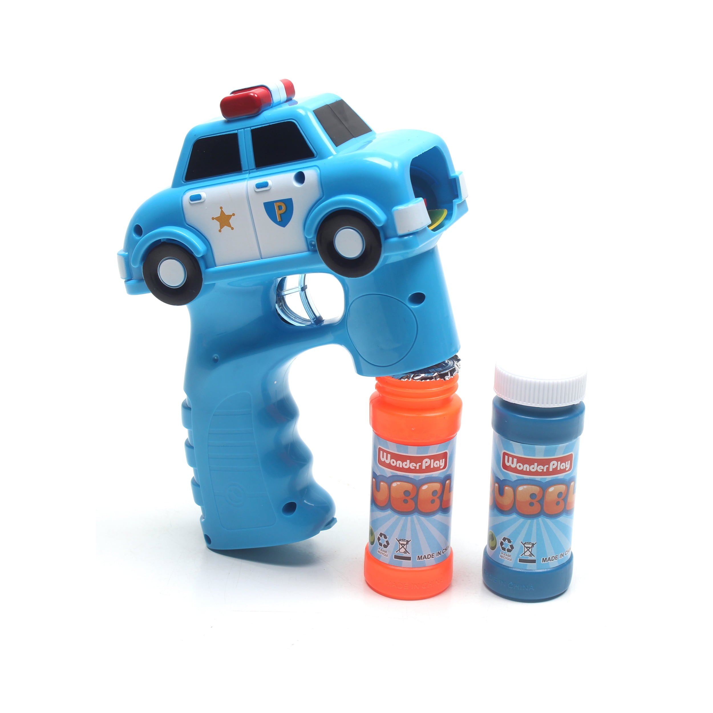WonderPlay Police Car Bubble Blaster - Blue