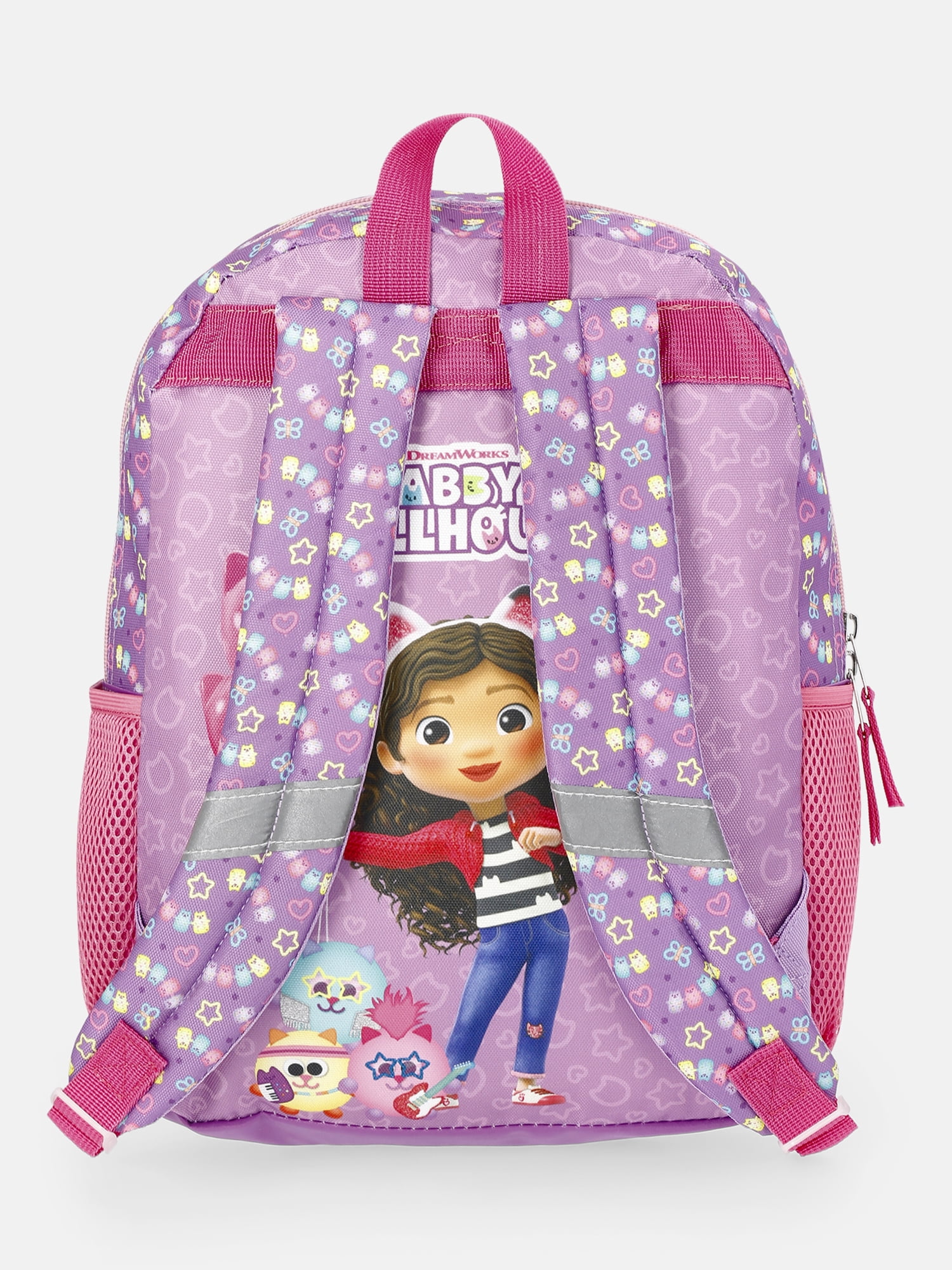 Universal Studio Gabby's Dollhouse 14" Toddler Backpack with Lunch Kit -Lavender
