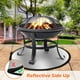thumbnail image 4 of Alfombrilla de silicona ignífuga para fogatas, alfombrilla para fogatas de alta temperatura con bolsa de almacenamiento, protector de terraza, alfombrilla para debajo de la parrilla,, 4 of 8