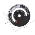 thumbnail image 2 of HINTRMENT Indoor Temperature and Humidity Thermometer Hygrometer Black Iron Square 1Pack, 2 of 8