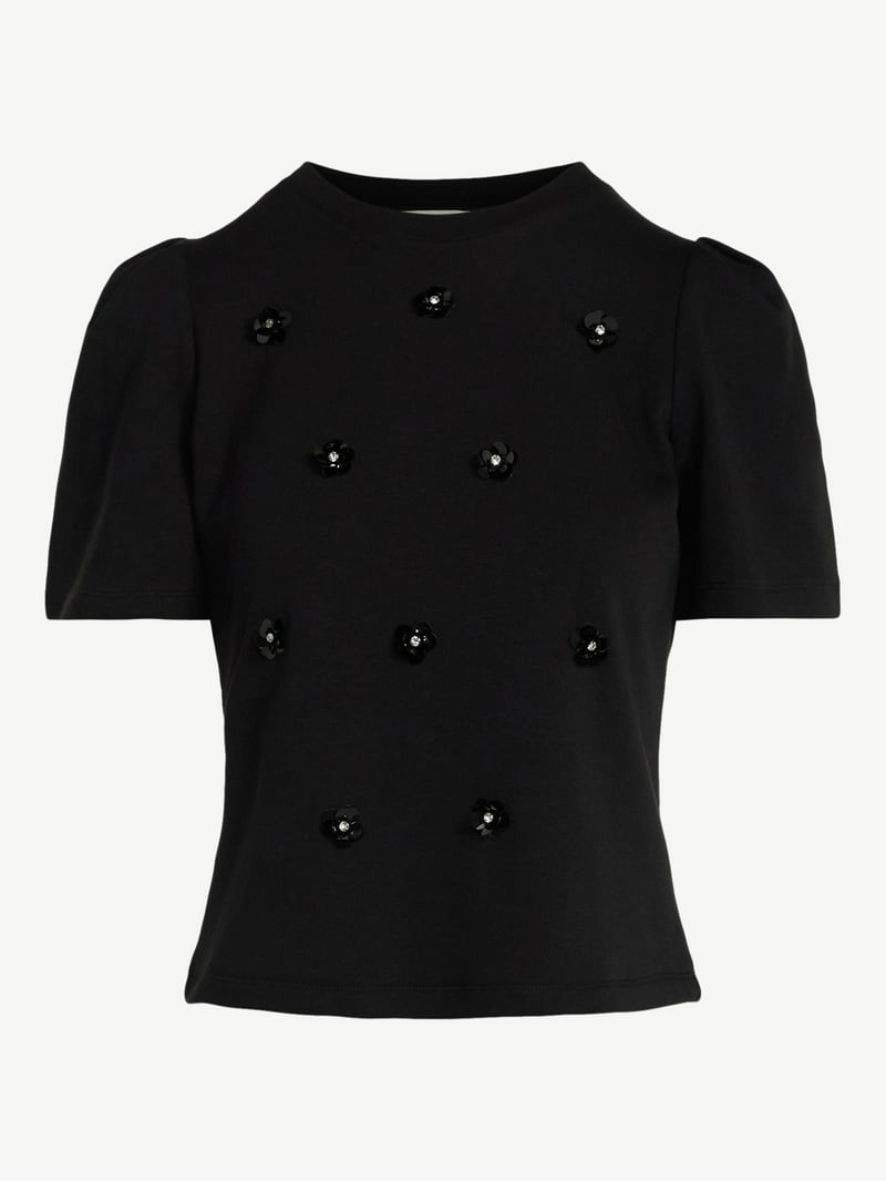 Free Assembly Women's and Women's Plus Embellished Pleat Shoulder