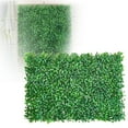 thumbnail image 2 of Simulación de pared verde Decoración de pared Fondo interior de pared Flores de plástico, 2 of 6