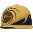 thumbnail image 2 of Youth Mitchell & Ness Gold/Navy New York Titans Gridiron Classic Spiral Snapback Hat, 2 of 5