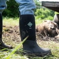 thumbnail image 3 of Bottes de Pluie en Tissu Noires Hauteur Genou Muck Boot Company Chore - 10M / 9M, 3 of 5