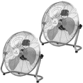 thumbnail image 1 of Kit Set 2 Ventiladores Piso Pared 23' 3 Aspas Metal Hogar Houzer, 1 of 6