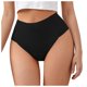thumbnail image 1 of Braguitas tanga de cintura alta para mujer - Nylon spandex ligero, diseño de corte alto, cómodas para el uso diario, 1 of 4
