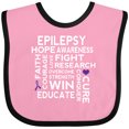 thumbnail image 3 of Inktastic Epilepsy Awareness Walk Shirt Boys or Girls Baby Bib, 3 of 4