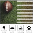 thumbnail image 4 of Sports Football Area Rugs, American Football Game Pattern Carpet, Washable Non Slip Low Pile Soft Rug for Living Room Bedroom Decor Mat 5x6ft, 4 of 8