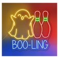 thumbnail image 1 of Letrero De Neón "Booleanas" Con Fantasma, Ideal Para Juegos Bolos En Habitaciones, Dormitorios, Tiendas Mascotas 52cm, 1 of 3