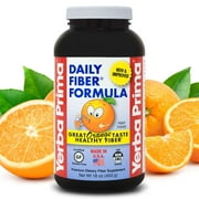 Yerba Prima Orange Daily Fiber Formula, Non-GMO, Gluten Free, Delicious Natural Orange Flavor