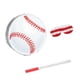 thumbnail image 3 of Piñata de béisbol, pelotas deportivas, confeti, artículos para fiestas, entretenimiento, actividades de bricolaje, piñata de papel de sóftbol con bate, 3 of 9