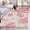 Pink, variant on 3'x5' Area Rugs, Aqua Coastal Starfish Indoor Outdoor Area Rug for Living Room Bedroom, Farmhouse Nautical Seahorse Coral Washable Bathroom Rugs Kitchen Floor Carpet Mats Home Decor Aesthetic